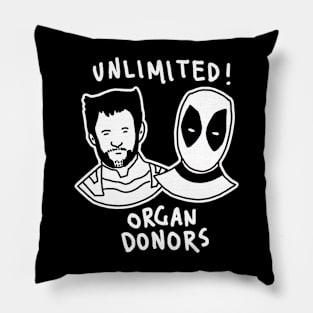 Unlimited Organ Donors Funny Pillow