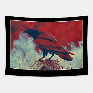 Raven Pop Art 3 Tapestry