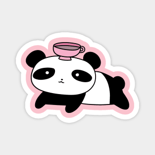 Panda and Tea Magnet