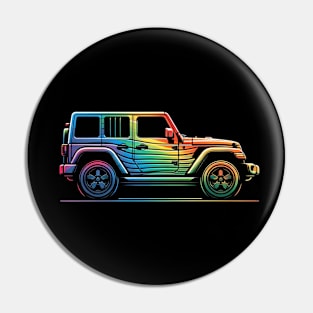 jeep lgbt Pin