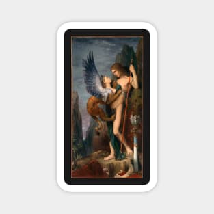 Oedipus and the Sphinx - Gustave Moreau Magnet
