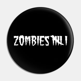 Zombie Tally Pin