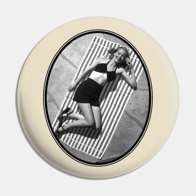 Evelyn Keyes: Swimsuit Special Pin by Noir-N-More