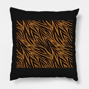 Modern Animal Skin Pattern Zebra Pillow