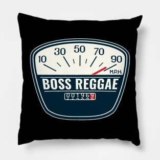 Boss reggae scooter speedometer Pillow