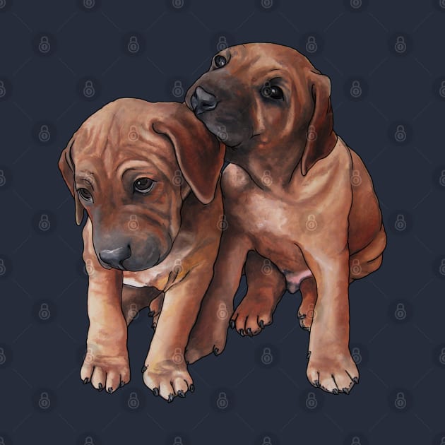 Rhodesian Ridgeback Brothers by Noewi