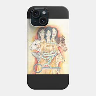 Hekate, Queen of Beasts Phone Case