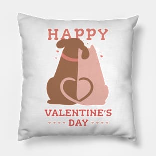 Happy Valentines Pets Pillow