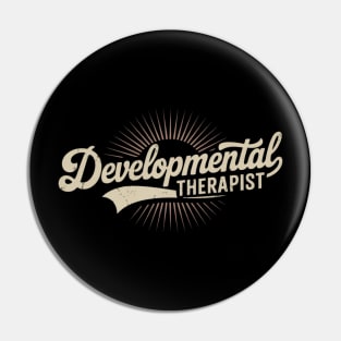 Developmental Therapist Early Intervention Therapy Pin
