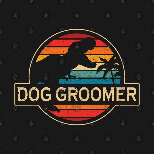 Dog Groomer Dinosaur by SusanFields