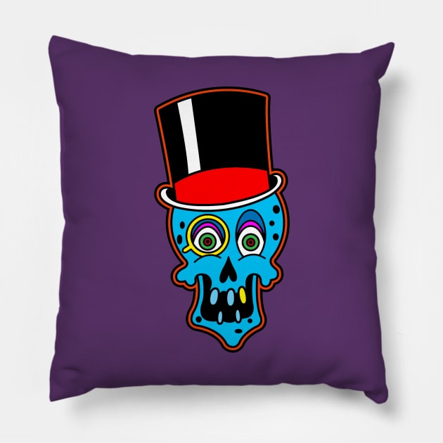 Mr. Bones Pillow by OrneryDevilDesign