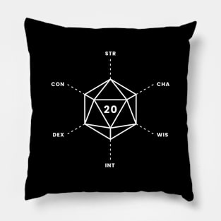 Roleplaying Game Stats Pillow