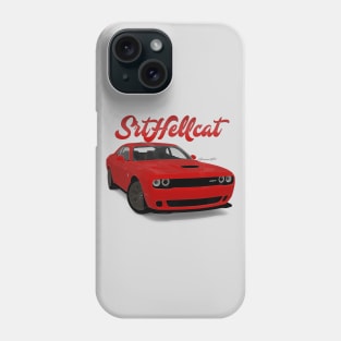 SRT HELLCAT Red Front Phone Case