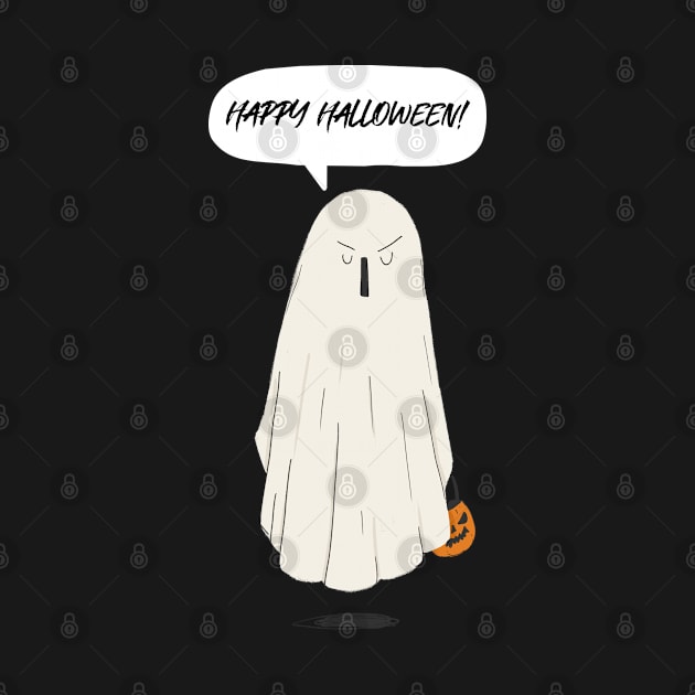 Happy Halloween from Mr. Ghost by Dodo&FriendsStore