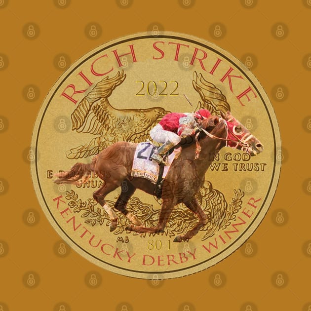 Rich Strike 2022 Kentucky Derby Winner by Ginny Luttrell