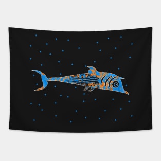 GREEK DOLPHIN Tapestry