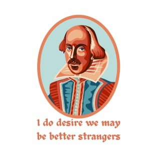 William Shakespeare Portrait and Quote T-Shirt