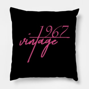 1967 Vintage. 53th Birthday Cool Gift Idea Pillow