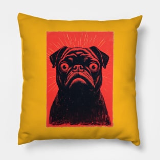 Evil Pug Pillow