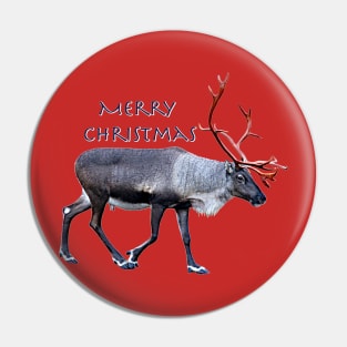 Santa Claus Reindeer Pin