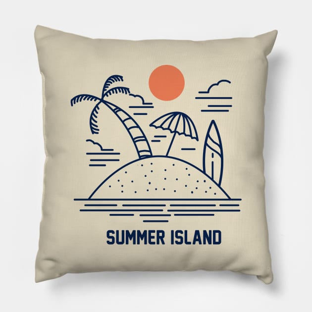 summer island Pillow by donipacoceng