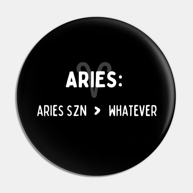 Aries Zodiac signs quote - Aries season and whatever Pin by Zodiac Outlet