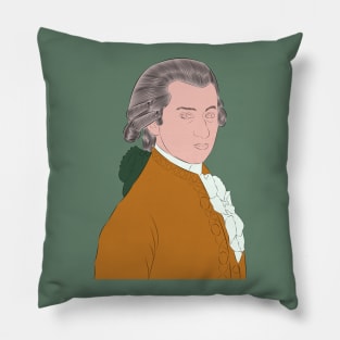 Wolfgang Amadeus Mozart - Portrait Pillow