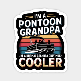 I'm a Pontoon Grandpa Magnet
