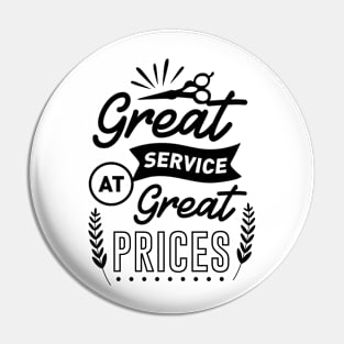 Great service at great prices Pin