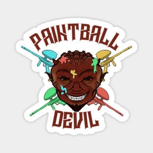 Paintball Devil Magnet