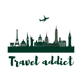 Travel addict, love travelling T-Shirt