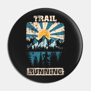 Trail Running Design For extreme runners Pin