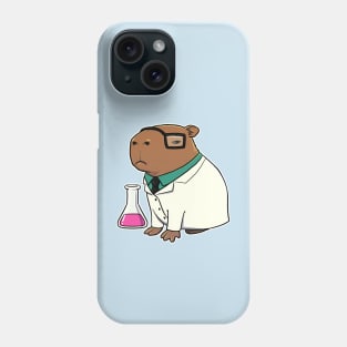 Capybara Scientist Costume Phone Case