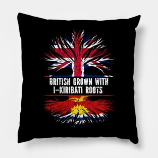 British Grown with I-Kiribati Roots UK Flag England Britain Union Jack Pillow