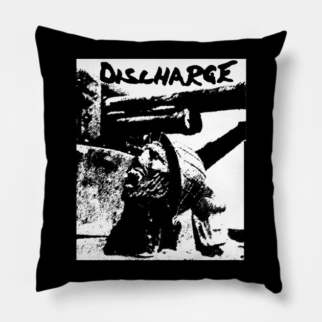 70s hardcore punk fanmade Pillow by psninetynine