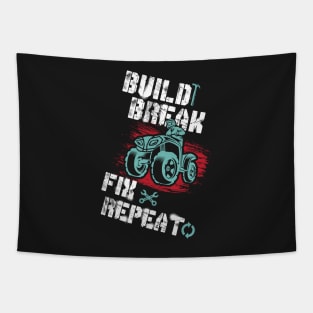 ATV QUAD GIFT: Build Break Fix Tapestry