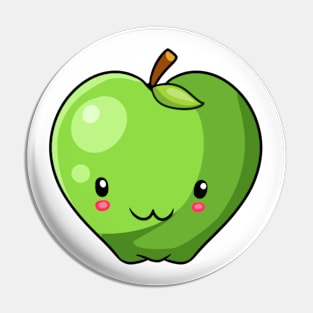 Kawaii apple fruit Pin