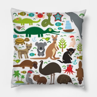 Australian Animals 3 Pillow