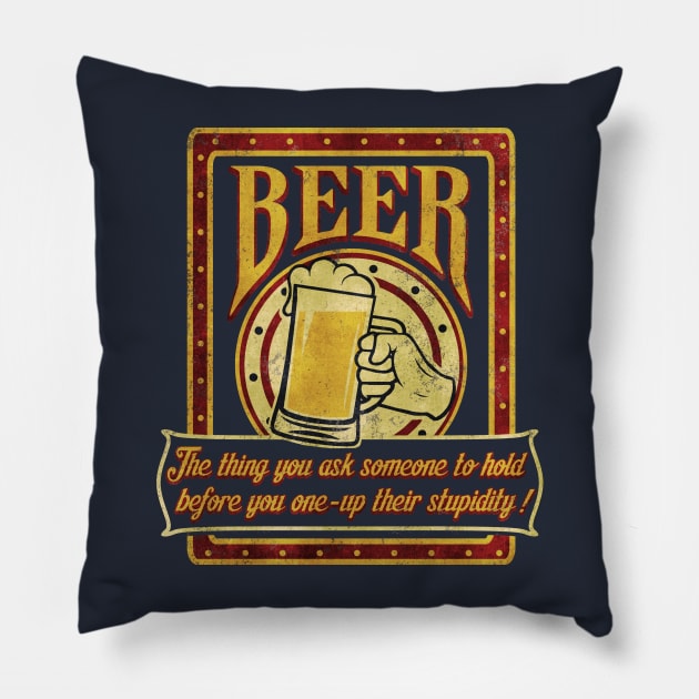 Beer Pillow by NightWolf Studios