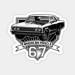 1967 American Muscle Car Magnet