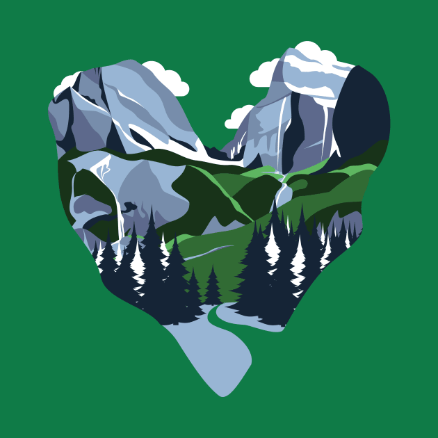 Mountain Heart by Nathan Watkins Design