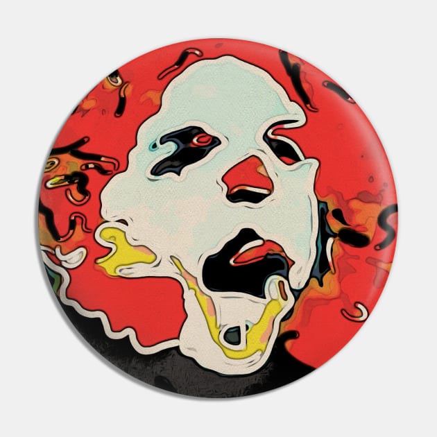 SCARY CLOWN Pin by optimustees