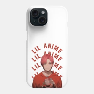 Lil peep in anime Phone Case