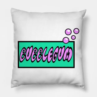 bubblegum vaporwave pop Pillow