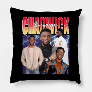 VINTAGE CHADWICK BOSEMAN BOOTLEG STYLE Pillow