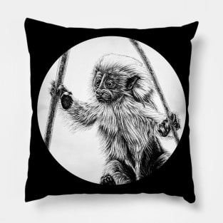 Cotton-top tamarin baby Pillow