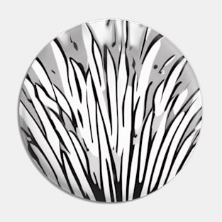 Monochrome Liquid Splash Artwork No. 927 Pin