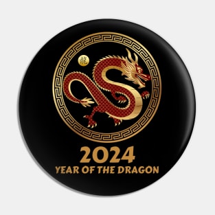 Chinese Year of the dragon 2024 Pin