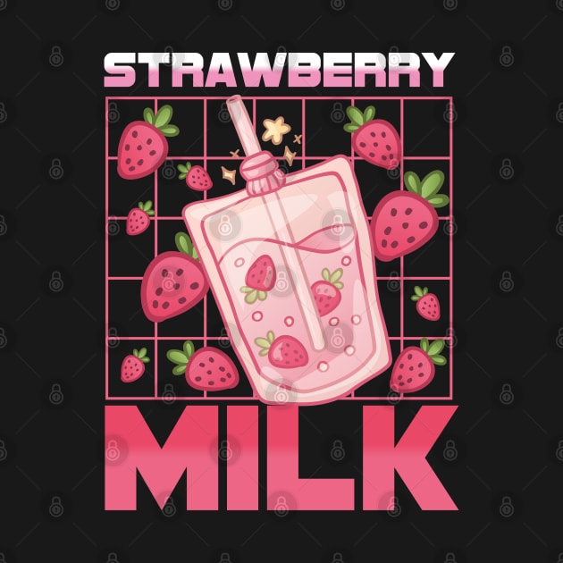 Japanese Kawaii Strawberry Milk Shake Carton by aneisha