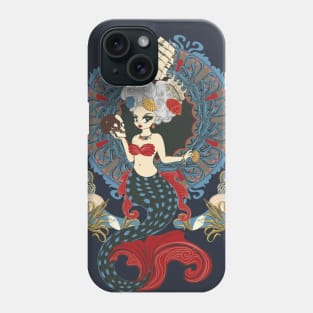 Roсoco mermaid art nouveau Phone Case